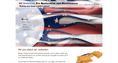 Desktop Screenshot of allamericanproservice.com
